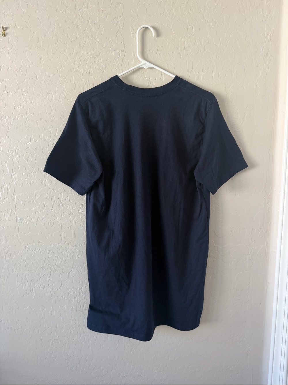 Prada Milano spellout Navy Logo Crew Neck T-Shirt size large made in Italy - Picture 5 of 5